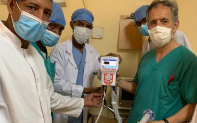 The AECID manages the shipment of VITAE 40 ventilators and health personnel to Mauritania as a reinforcement in the fight against COVID-19