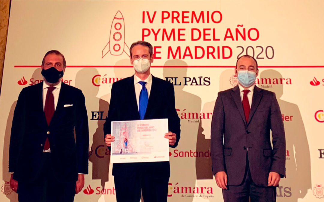 HERSILL IV Prix de la PME de l’Année de Madrid 2020 Chambre de Commerce – HERSILL Mention Spéciale COVID-19