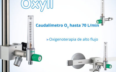 NUEVO Caudalímetro Oxígeno OXYLL 70 L/min – Oxigenoterapia de alto flujo