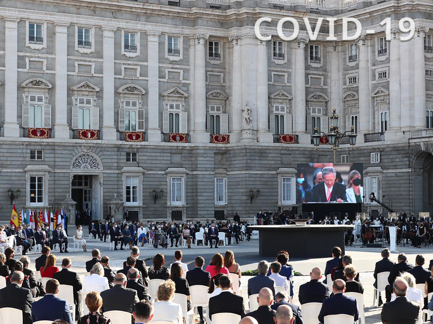 HERSILL ASISTE AL HOMENAJE DE ESTADO A LAS VÍCTIMAS DEL COVID-19, CON RECONOCIMIENTO ESPECIAL AL PERSONAL SANITARIO