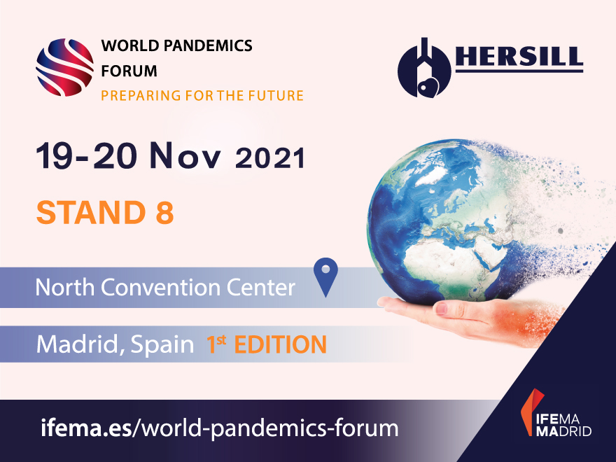 HERSILL IN THE 1st EDITION OF THE WORLD PANDEMICS FORUM – 19-20 NOVEMBER 2021 – MADRID, SPAIN