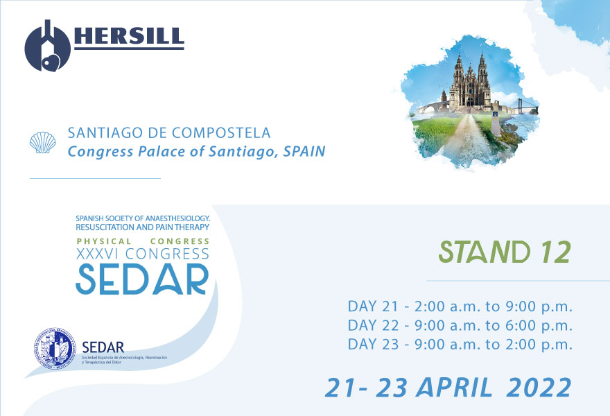 HERSILL AT THE XXXVI NATIONAL CONGRESS OF SEDAR – SANTIAGO DE COMPOSTELA (SPAIN) – 21-23 APRIL 2022