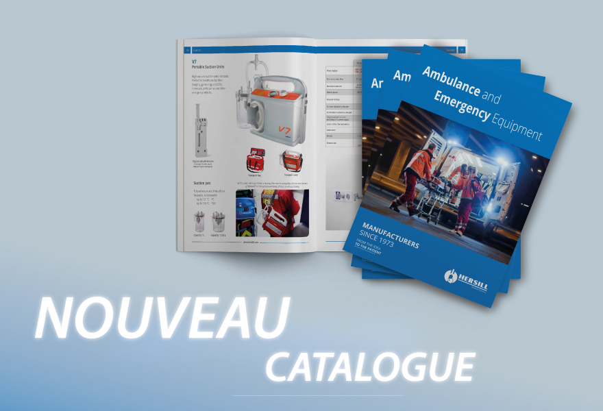 HERSILL lance son nouveau catalogue d’équipements d’urgence et d’ambulance en anglais