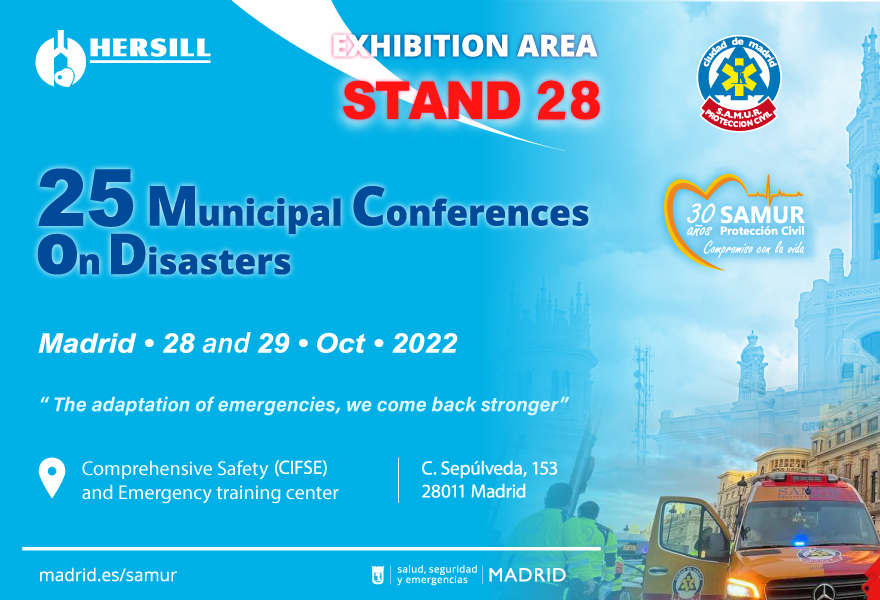 HERSILL, PRESENT AT THE 25TH EDITION OF THE MUNICIPAL CONFERENCE ON DISASTERS OF SAMUR