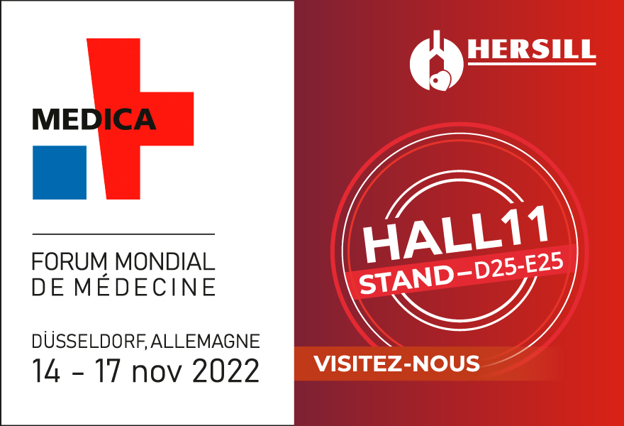 HERSILL, présente à la foire de médicine internationale MEDICA