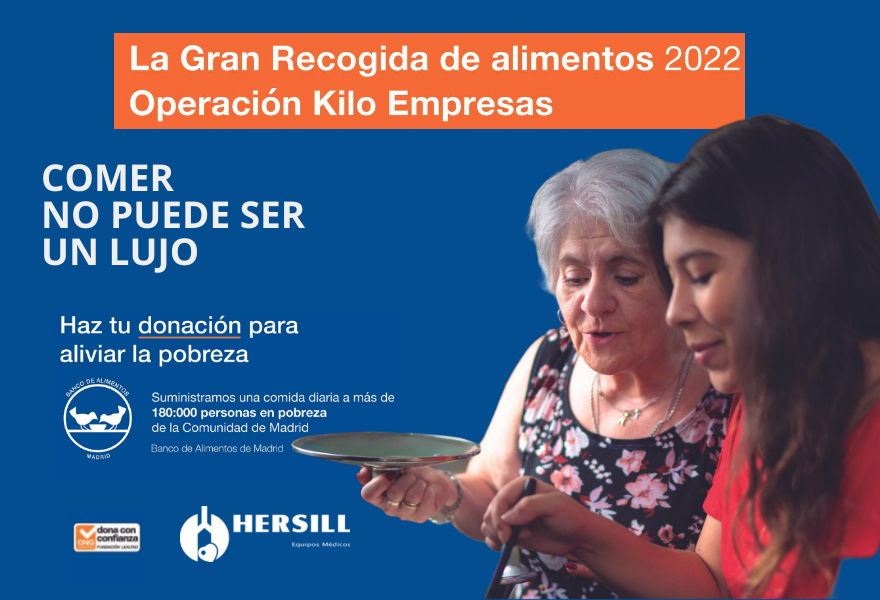 ¡En Hersill nos unimos a la Gran Recogida de Alimentos 2022!