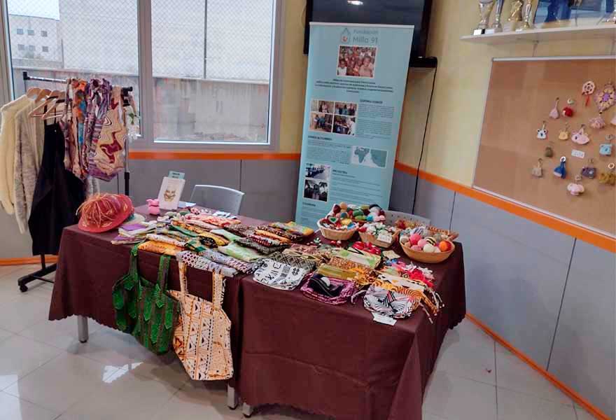 Mercadillo Benéfico para un Proyecto de la Fundación Milla 91 en Sierra Leona. HERSILL, Empresa Solidaria