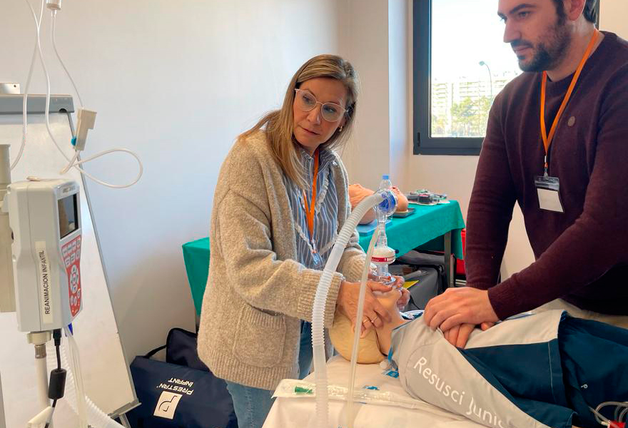 HERSILL colabora en el curso europeo de soporte vital avanzado pediátrico