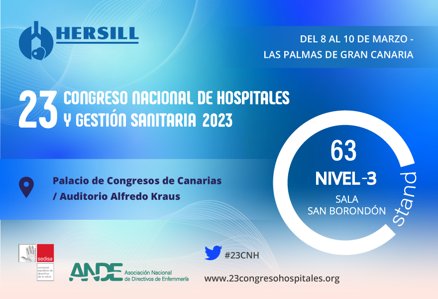 Hersill, presente por primera vez en el Congreso Nacional de Hospitales