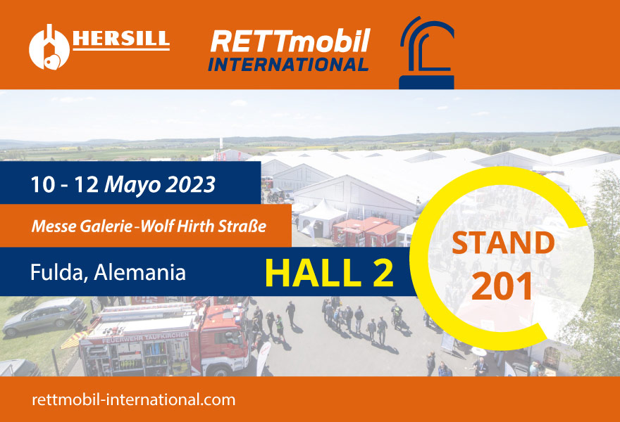 HERSILL en la Feria Líder Internacional de Rescate y Mobilidad RETTMOBIL – 10-12 de mayo 2023