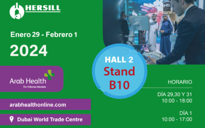 HERSILL PRESENTE EN ARAB HEALTH UN AÑO MÁS | HALL 2 – STAND B10