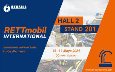 Hersill presente en RETTMOBIL, una feria imprescindible en el sector de rescate y mobilidad | STAND Nº 201 HALL 2