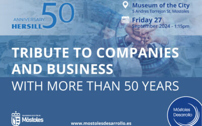 The City Council of Mostoles gives a recognition to Hersill for his 50 years of career