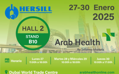 HERSILL UN AÑO MÁS PRESENTE EN LA FERIA ARAB HEALTH