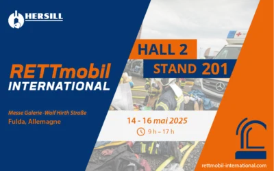 Hersill à RETTMOBIL 2025 : innovation et formation dans le secteur du sauvetage et de l’urgence