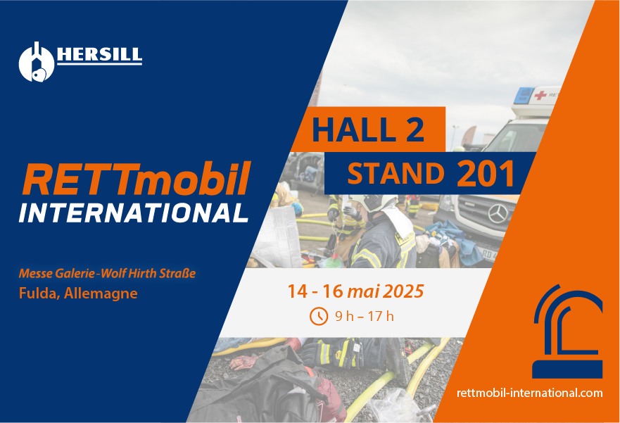 Hersill à RETTMOBIL 2025 : innovation et formation dans le secteur du sauvetage et de l’urgence