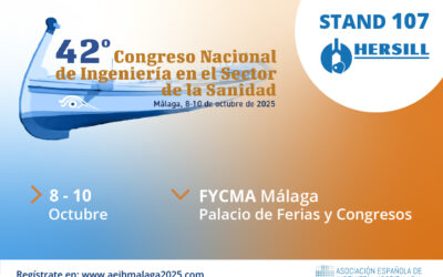 Hersill participa en el 42º Congreso Nacional de Ingeniería en el Sector de la Sanidad: innovación, tecnología y compromiso con las infraestructuras sanitarias del futuro
